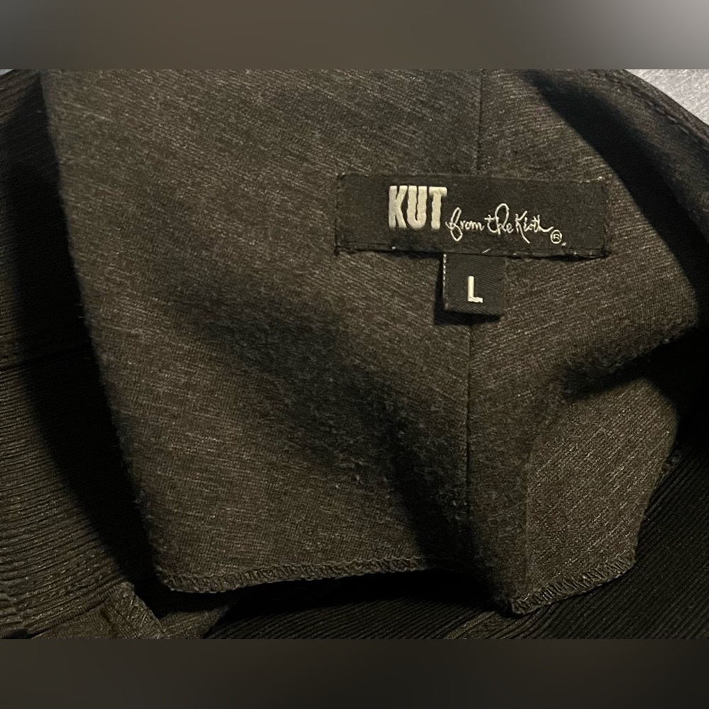 Kut from the kloth large women’s pull on pants gray black - Picture 3 of 3